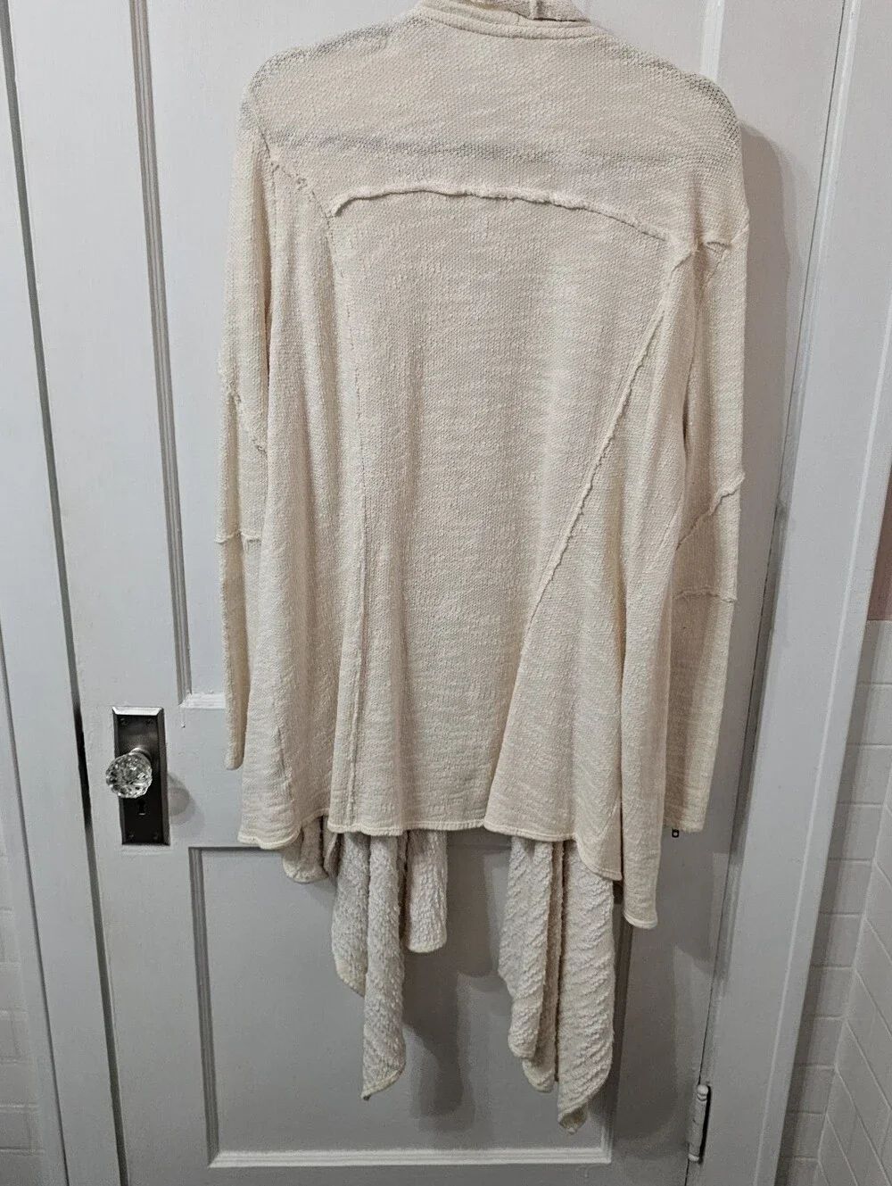 Free People In The Loop Open Front Cardigan Size Large In Excellent Condition - Picture 2 of 5